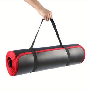 Premium 10mm Thick EVA Yoga Mat - Non-Slip, Odorless, Durable Exercise Pad for Fitness & Training with Carrying Strap